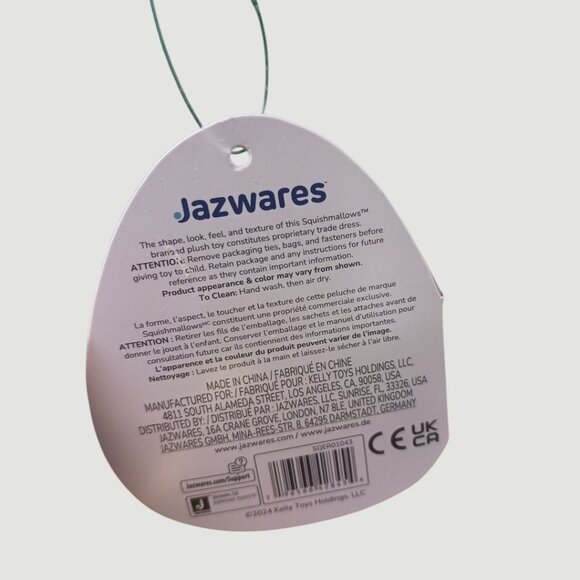 Squishmallows Avery Duck  Farmer 12" Plush Toy Yellow/Green - Picture 4 of 13